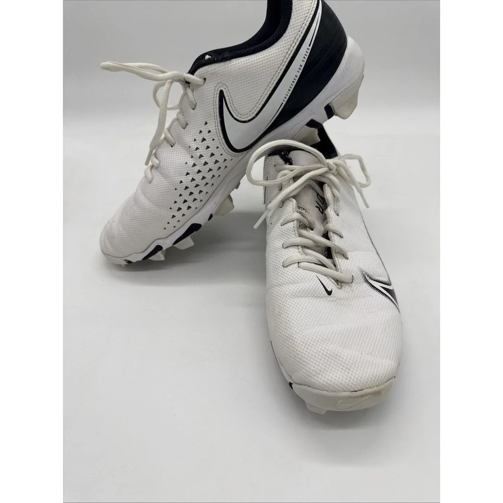 Nike Vapor Edge Shark Black White Football Cleats CD0074-100 Men's Size 11